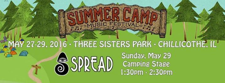 SPREAD at Summer Camp Music Festival 2016 - Chillicothe, IL