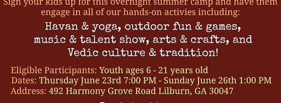 Youth Summer Fun Camp 2016 - Lilburn, GA