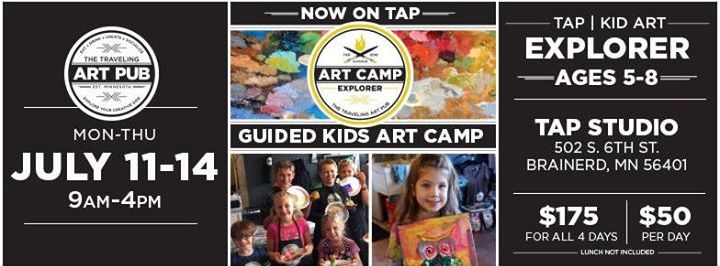 KID ART CAMP, Ages 5-8 | July 11-14 - Brainerd, MN