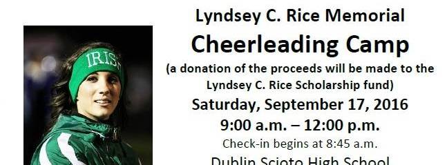 2016 Lyndsey C. Rice Memorial Cheerleading Kid's Camp - Dublin, OH