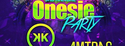 3rd Annual "Onesie Party" with Kidnap Kid, Amtrac, Ranger Bass - Reno, NV