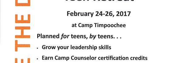 Teen Retreat at Camp Timpoochee - Apalachicola, FL