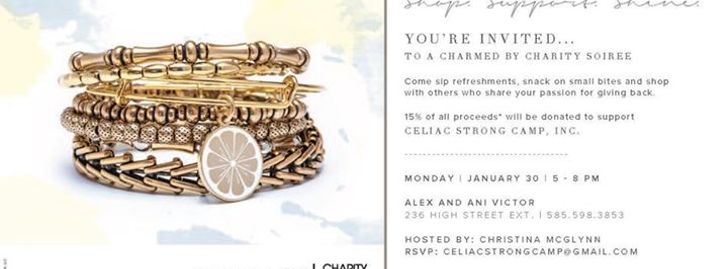 Celiac Strong Camp Inc Fundraiser at Alex and Ani - Victor, NY