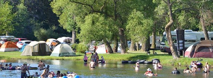 Camping at Hideaway for Summer Set Music Festival - Somerset, WI