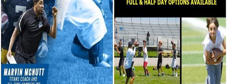 Marvin McNutt Titans Youth Football Camp-Cedar Rapids - Cedar Rapids, IA