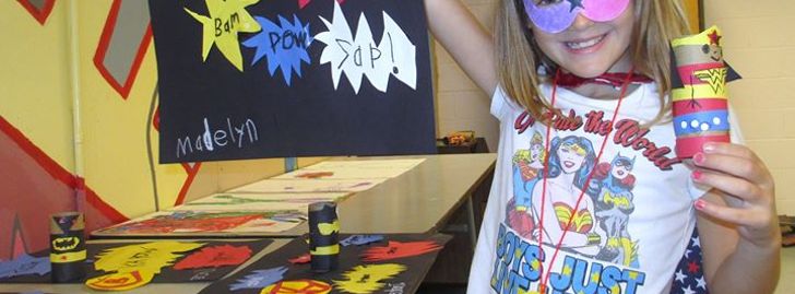 Youth Art Camps:Superhero Academy - Hamilton, OH