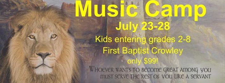 Kid's Summer Music Camp - Crowley, LA