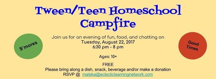Tween/Teen Homeschool Campfire - Philadelphia, PA