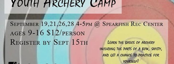 Youth Archery Camp - Spearfish, SD