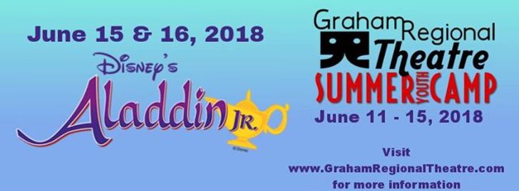 GRT Summer Youth Theatre Camp - Aladdin Jr. - Graham, TX