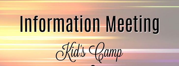 Information Meeting - Kid's Camp - Valparaiso, IN