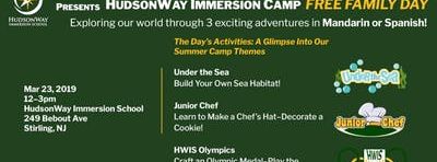 HudsonWay Immersion Camp FREE FAMILY DAY
