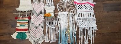 Afternoon Summer Craft Camp: Macrame/Weaving Wall Hanging and Tie Dye