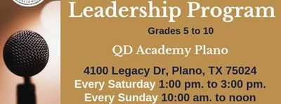 Public Speaking and Leadership Classes In Plano TX