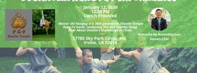 AIB2B Presents Shaolin Kung Fu Temple Performance (Lunch Provided)